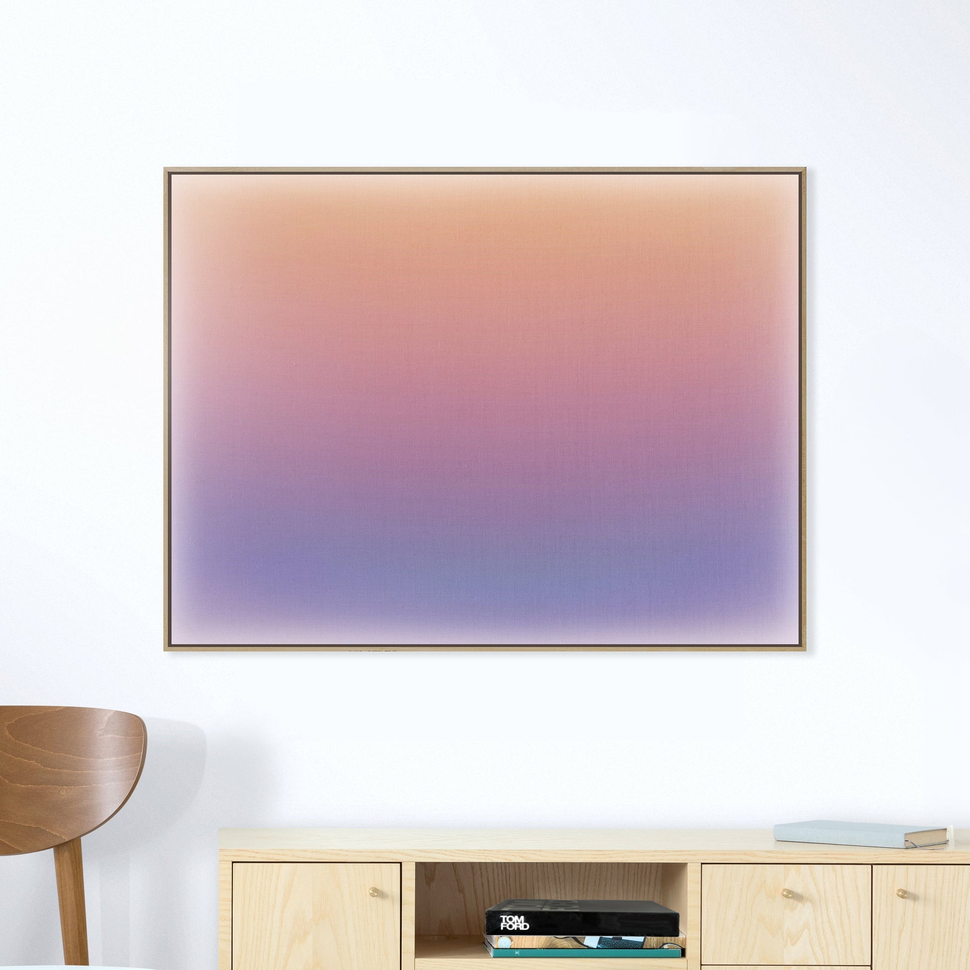 Tableau Vega sur mur blanc
