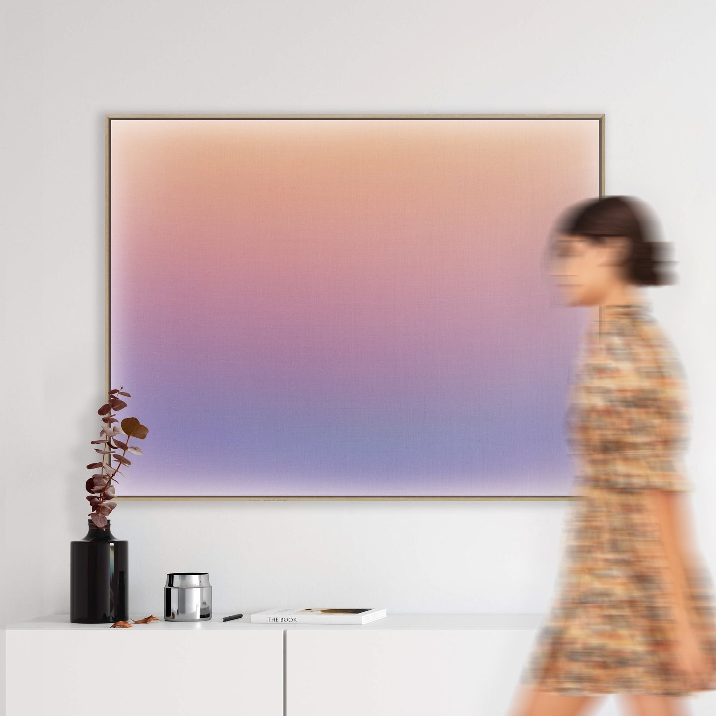 Vega tableau contemporain sur fond blanc