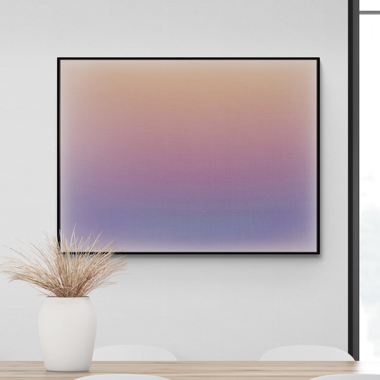 Tableau Vega avec cadre noir sur fond blanc